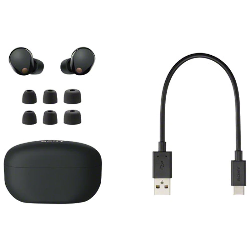 Écouteurs boutons 100 % sans fil à suppression du bruit WF1000XM5 de Sony - Noir