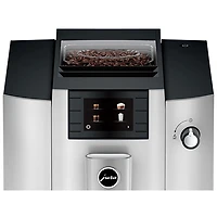 Jura E6 Automatic Espresso Machine with Frother & Coffee Grinder - Platinum
