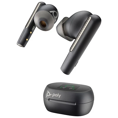 Écouteurs boutons 100 % sans fil à suppression du bruit Voyager Free 60+ UC de Plantronics - Noir