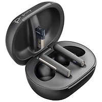 Écouteurs boutons 100 % sans fil à suppression du bruit Voyager Free 60+ UC de Plantronics - Noir