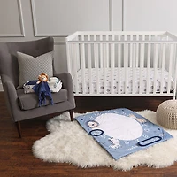 Ensemble de literie 5 pièces pour lit de bébé de Nemcor - Bleu