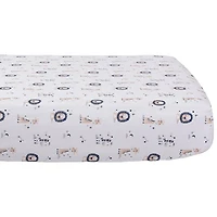 Nemcor 5-Piece Nursery Crib Bedding Bundle - Blue