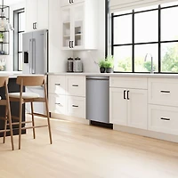 Lave-vaisselle encastrable 24 po 46 dB avec cuve inox et troisième panier Bosch (SHE53CE5N) - Inox