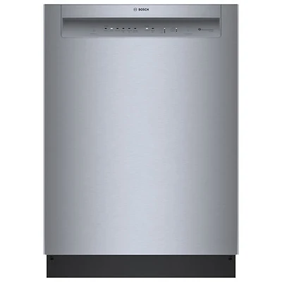 Lave-vaisselle encastrable intelligent de 24 po et 50 dB de Bosch (SHE3AEE5N) - Acier inoxydable