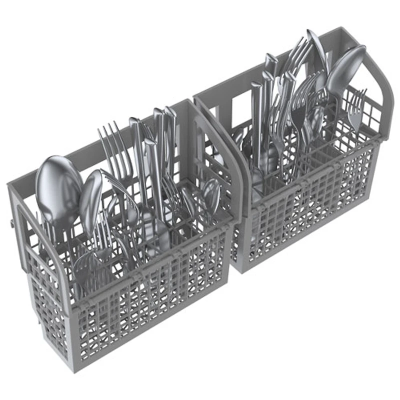 Lave-vaisselle encastrable intelligent de 24 po et 50 dB de Bosch (SHE3AEE5N) - Acier inoxydable