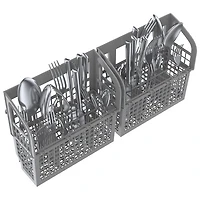 Lave-vaisselle encastrable intelligent de 24 po et 50 dB de Bosch (SHE3AEE5N) - Acier inoxydable