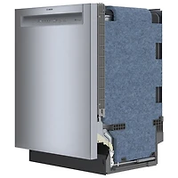 Lave-vaisselle encastrable intelligent de 24 po et 50 dB de Bosch (SHE3AEE5N) - Acier inoxydable