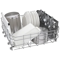 Lave-vaisselle encastrable intelligent de 24 po et 50 dB de Bosch (SHE3AEE5N) - Acier inoxydable