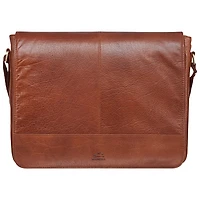Sac griffé Arizona de Mancini pour portable de 15 po - Cognac