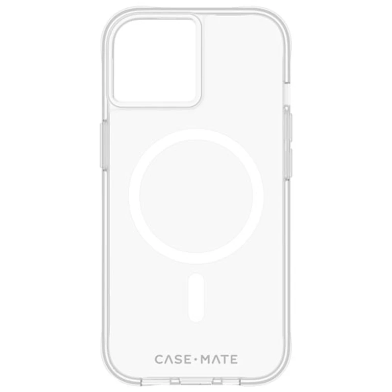 Case-Mate Tough Clear Fitted Hard Shell Case with MagSafe for iPhone 16e/15/14/13 - Clear
