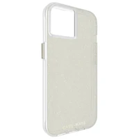 Case-Mate Sheer Crystal Fitted Hard Shell Case for iPhone 16e/15/14/13 - Clear/Gold