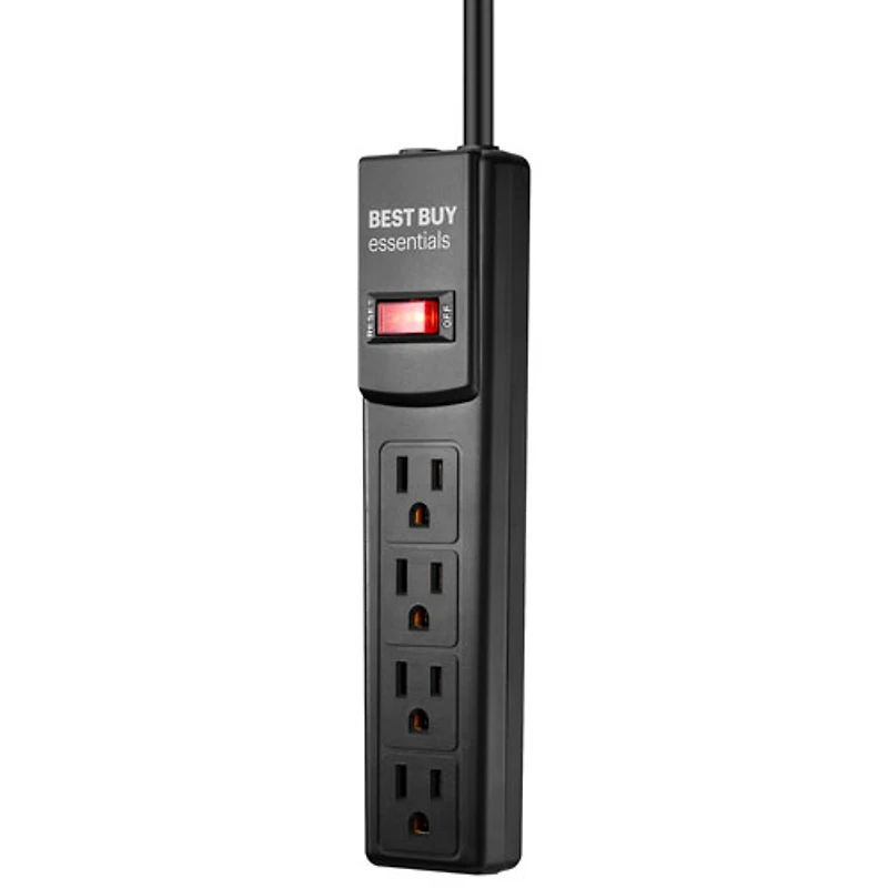 Best Buy Essentials 4-Outlet Surge Protector - Only at Best Buy