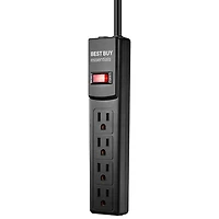 Best Buy Essentials 4-Outlet Surge Protector - Only at Best Buy