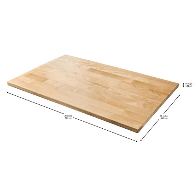 Gladiator 28 Hardwood Work Top (GAAC28HWGX)