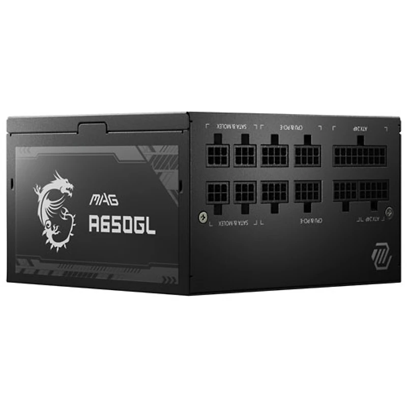 MSI Mag 80 Plus A650GL 650-Watt ATX Modular Power Supply