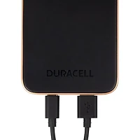 Duracell Charge 10 10000 mAh USB-A/USB-C Power Bank - Black