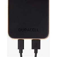 Duracell Charge 10 10000 mAh USB-A/USB-C Power Bank - Black