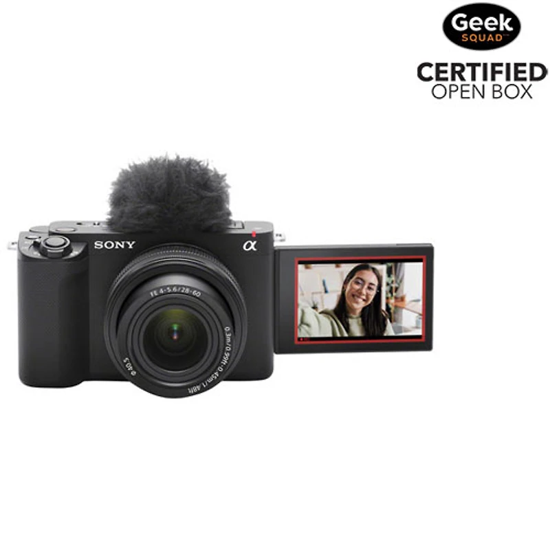 Open Box - Sony Alpha ZV-E1 Full-Frame Interchangeable Lens Mirrorless Vlogger Camera with 28-60mm Lens Kit