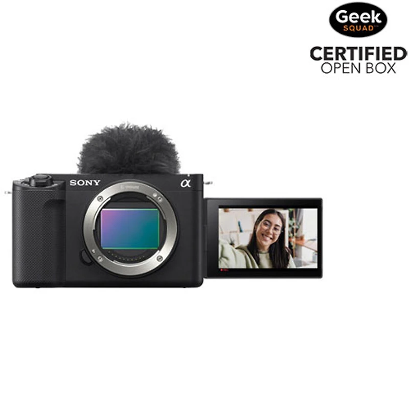 Boîte ouverte - Appareil photo sans miroir plein format Alpha ZV-E1 de Sony pour vlogueurs (boîtier seulement)