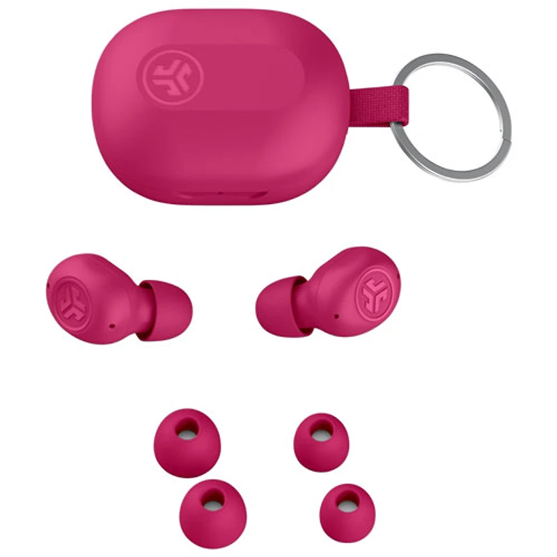 JLab JBuds Mini In-Ear True Wireless Earbuds - Pink