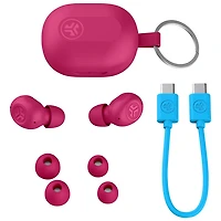 JLab JBuds Mini In-Ear True Wireless Earbuds - Pink