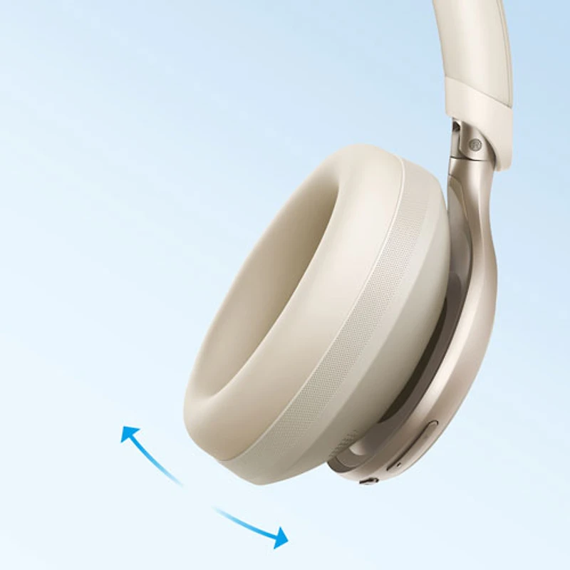 Casque d'écoute Bluetooth à isolation sonore Space One Soundcore par Anker - Blanc