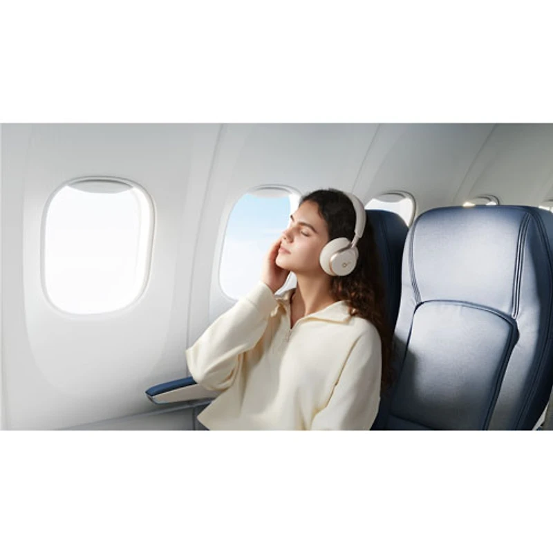 Casque d'écoute Bluetooth à isolation sonore Space One Soundcore par Anker - Blanc
