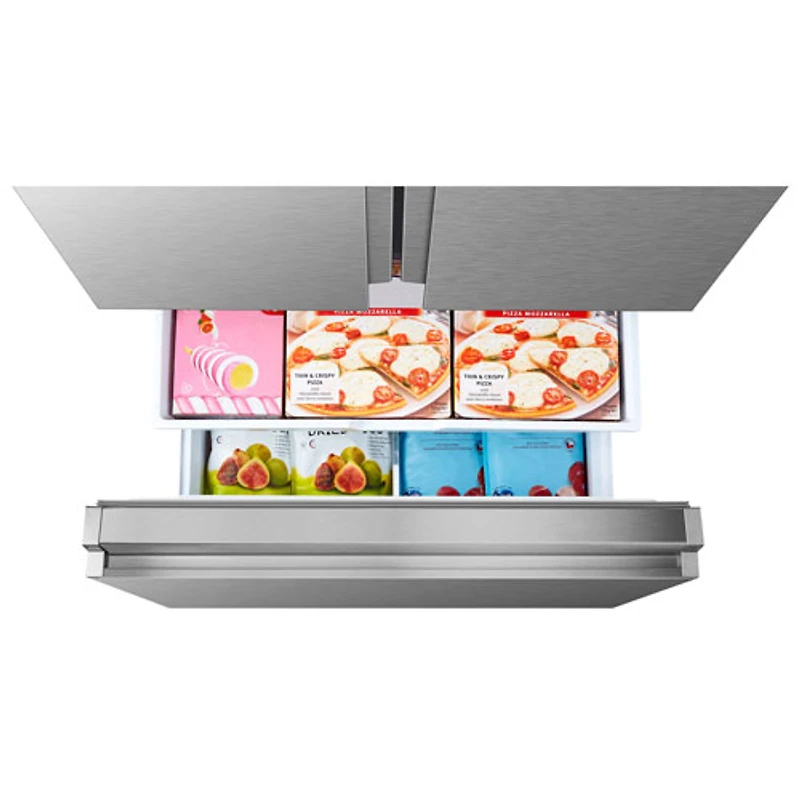 Réfrigérateur à deux portes 22,5 pi³ 36 po de Hisense (RF225A3CSE) - Acier inoxydable