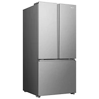 Hisense 31.5" 21.1 Cu. Ft. French Door Refrigerator with Ice Dispenser (RF22B3FSE) - Stainless Steel