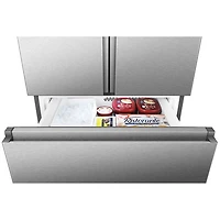 Hisense 31.5" 21.1 Cu. Ft. French Door Refrigerator with Ice Dispenser (RF22B3FSE) - Stainless Steel