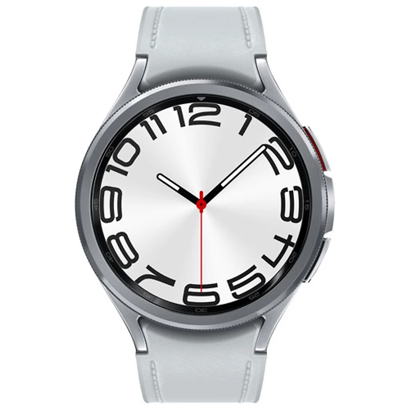 TELUS Samsung Galaxy Watch6 Classic 47mm LTE Smartwatch - Silver - Monthly Financing