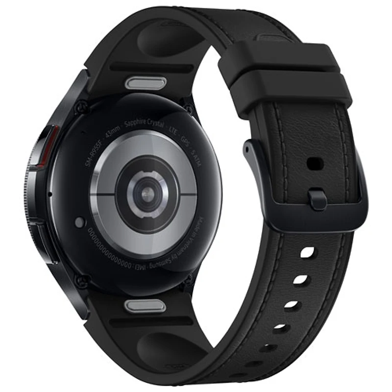 TELUS Samsung Galaxy Watch6 Classic 43mm LTE Smartwatch - Black - Monthly Financing