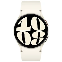 Montre intelligente LTE de 40 mm Samsung Galaxy Watch6 avec TELUS - Crème - Financement mensuel