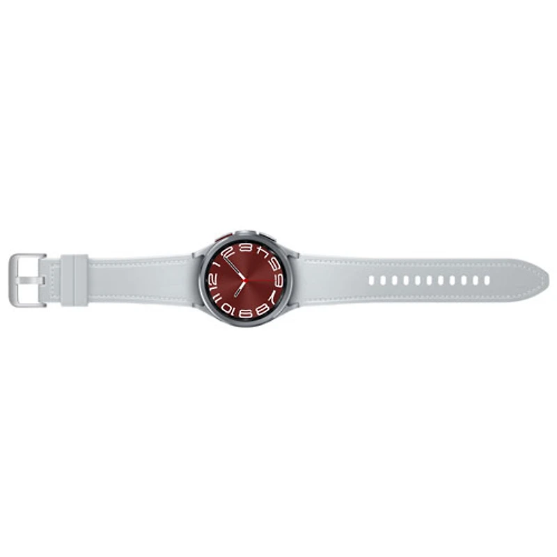 TELUS Samsung Galaxy Watch6 Classic 43mm LTE Smartwatch - Silver - Monthly Financing