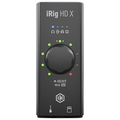 IK Multimedia iRig HD X Audio Interface for Guitar (iPhone, iPad, Mac/PC)