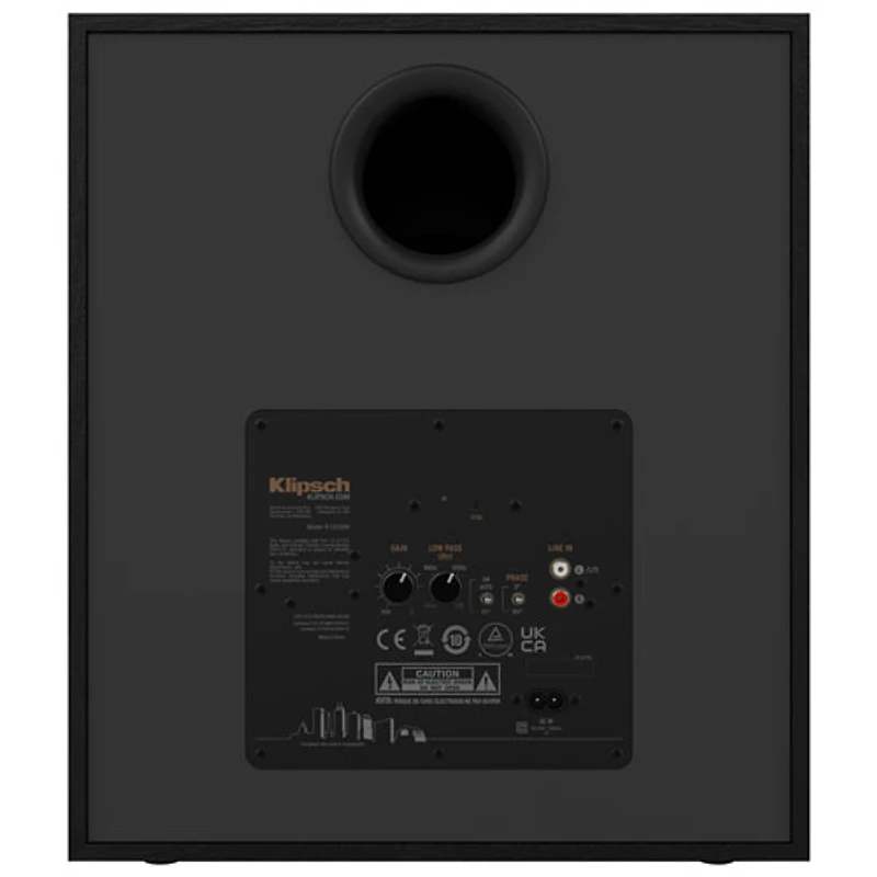 Klipsch R-120SWI Powered 12" Subwoofer - Black
