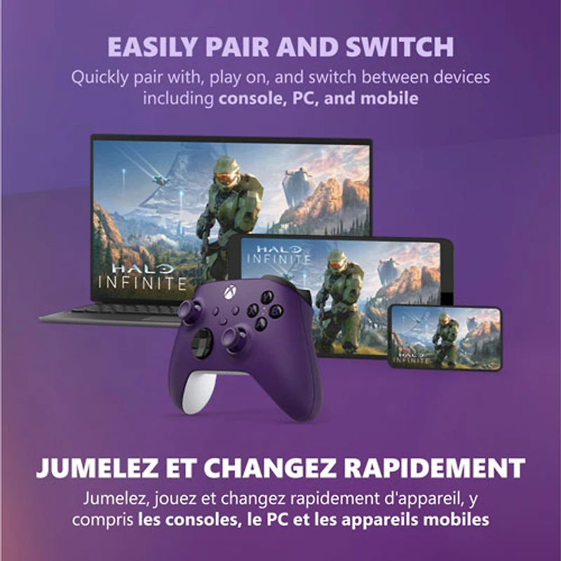Manette sans fil de Xbox - Violet Astral