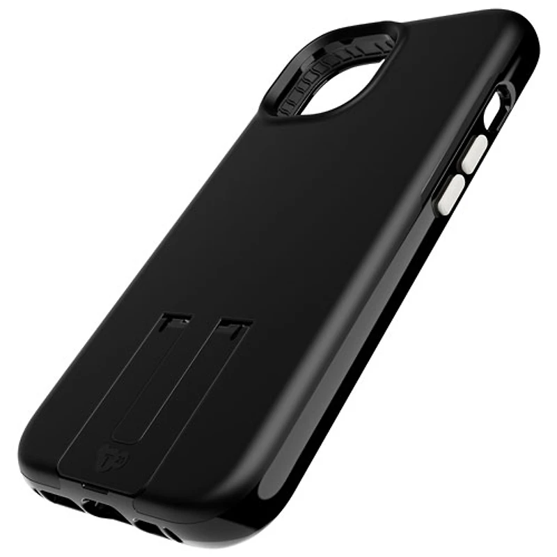 tech21 Evo Crystal Kick Fitted Hard Shell Case with MagSafe for iPhone 15/14/13 - Black