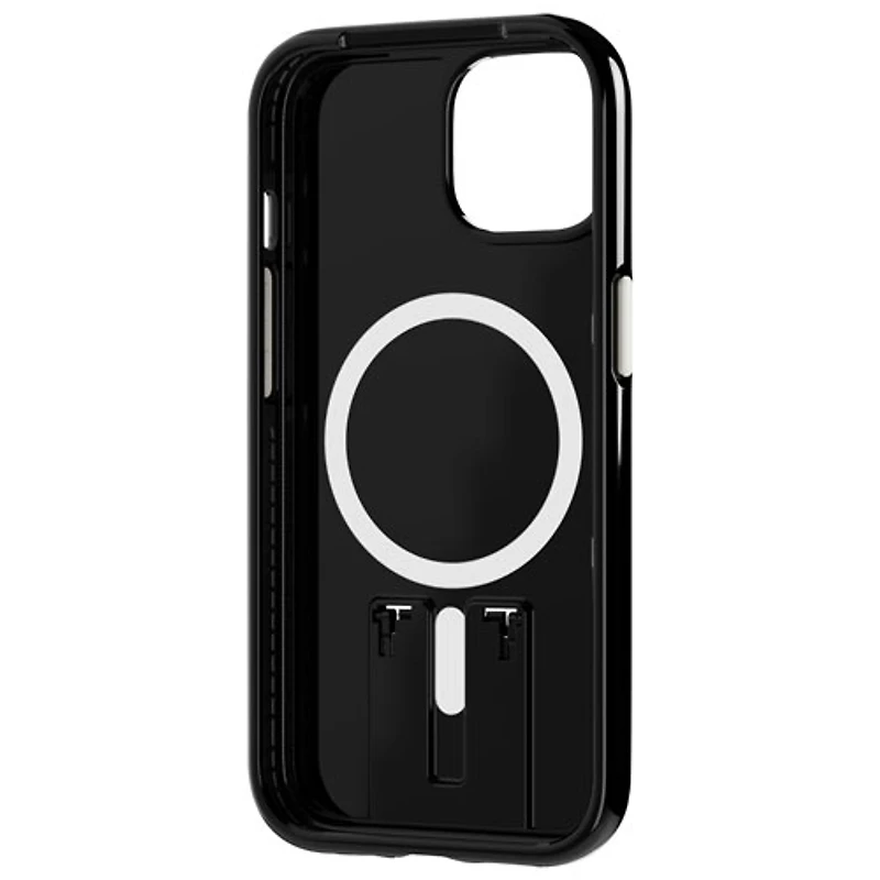 tech21 Evo Crystal Kick Fitted Hard Shell Case with MagSafe for iPhone 15/14/13 - Black