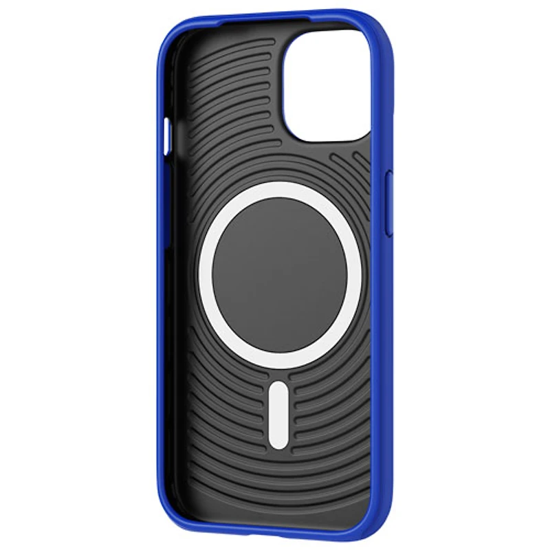 Étui rigide ajusté Recovrd de tech21 avec MagSafe pour iPhone 15/14/13 - Bleu