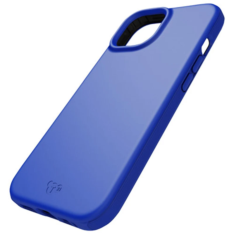 Étui rigide ajusté Recovrd de tech21 avec MagSafe pour iPhone 15/14/13 - Bleu