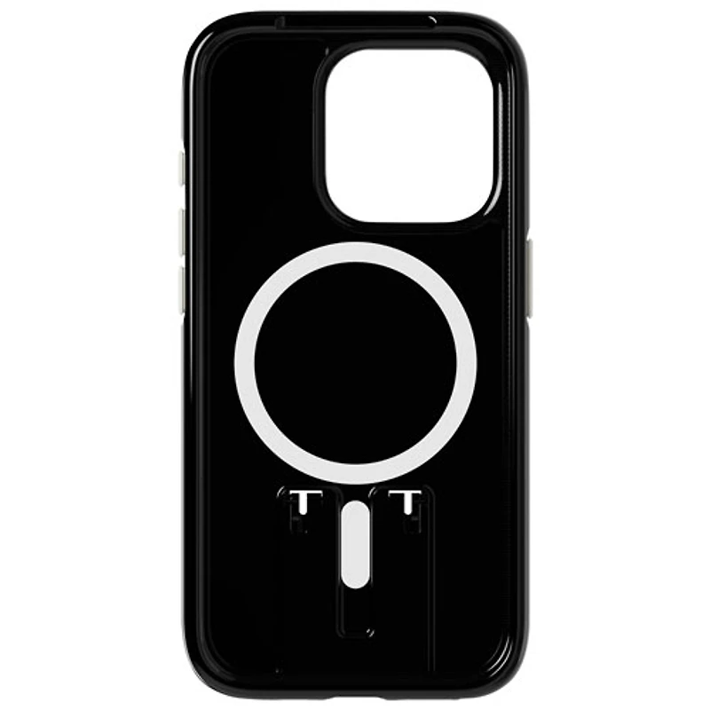 tech21 Evo Crystal Kick Fitted Hard Shell Case with MagSafe for iPhone 15 Pro - Black