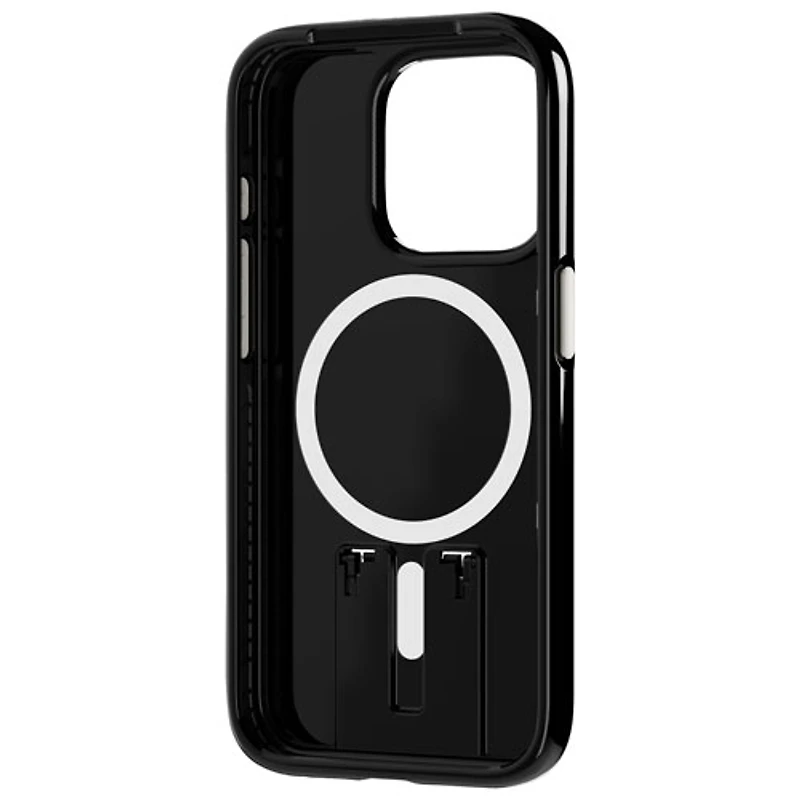 tech21 Evo Crystal Kick Fitted Hard Shell Case with MagSafe for iPhone 15 Pro - Black