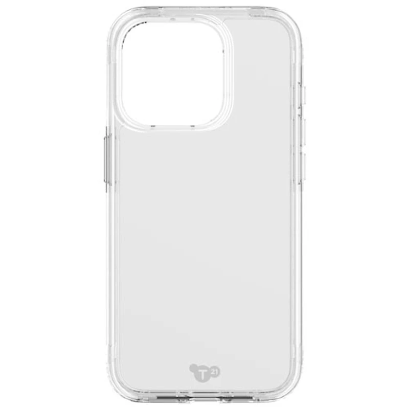 Étui rigide ajusté Evo Clear de tech21 pour iPhone 15 Pro - Transparent
