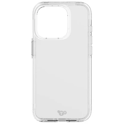 Étui rigide ajusté Evo Clear de tech21 pour iPhone 15 Pro - Transparent