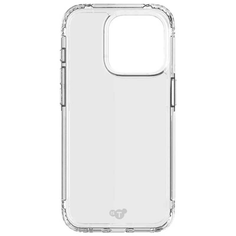Étui rigide ajusté Evo Clear de tech21 pour iPhone 15 Pro - Transparent