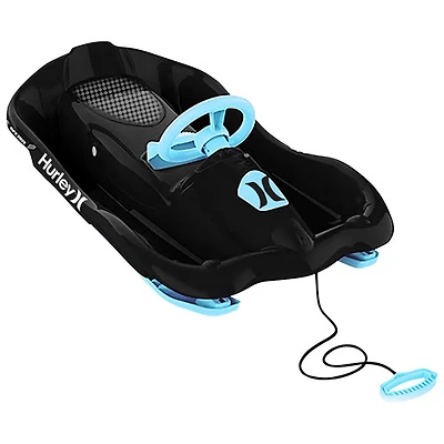 Traîneau à neige dirigeable pour enfants de Hurley - Bleu