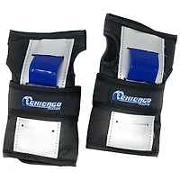 Ensemble avec patins à quatre roulettes réglables de Chicago - Bleu - Taille 1-4