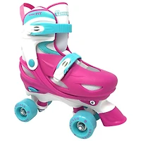 Patins à quatre roulettes réglables de Chicago - Rose
