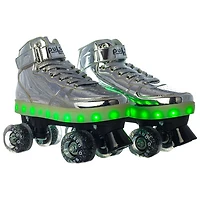 Chicago Pulse Light-Up Roller Skates - Silver - Size 1-8